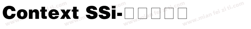 Context SSi字体转换